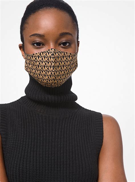 Logo Stretch Cotton Face Mask 